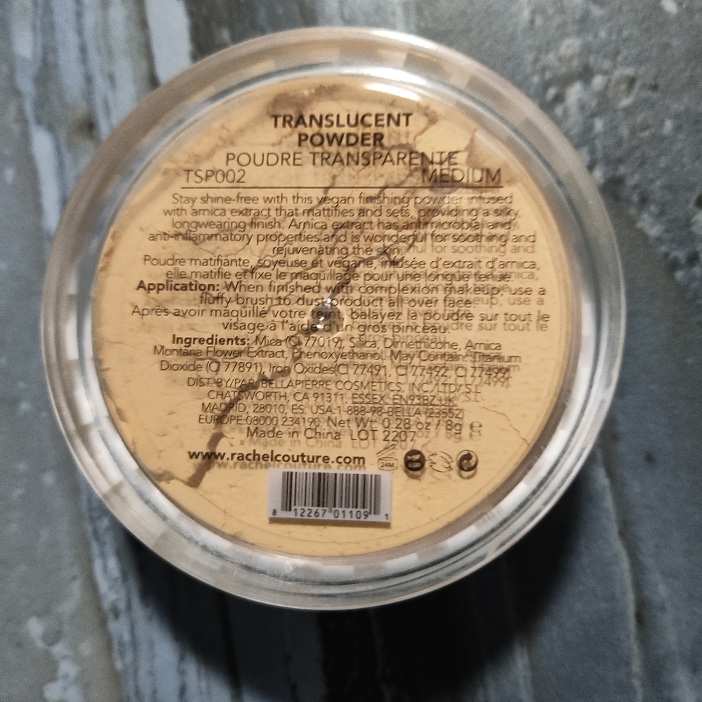 Rachel Couture Transparent Powder Medium - Picture 2 of 2
